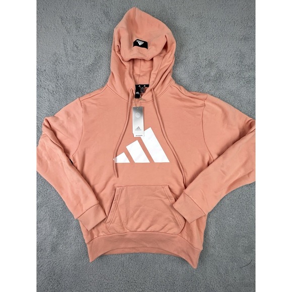 adidas Other - New adidas Mens Sportswear Future Icons 3-Stripes Hoodie Sz Medium Ambient Blush